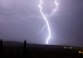 Tormenta en Castilla y León.