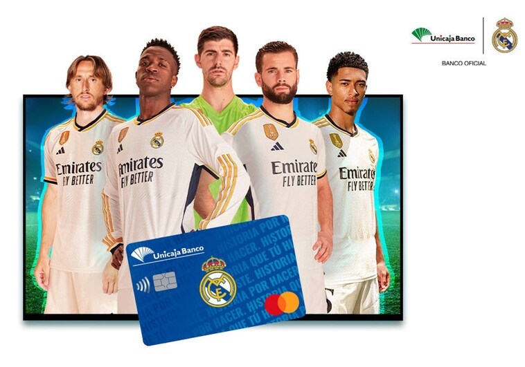 Tres meses de fútbol gratis en casa: descubre las ventajas de la tarjeta Real Madrid de Unicaja Banco