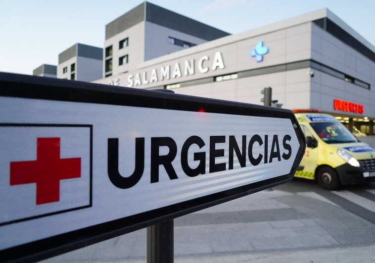 Trasladado al Hospital de Salamanca un motorista tras sufrir una caída en la SA-305, en Garcirrey
