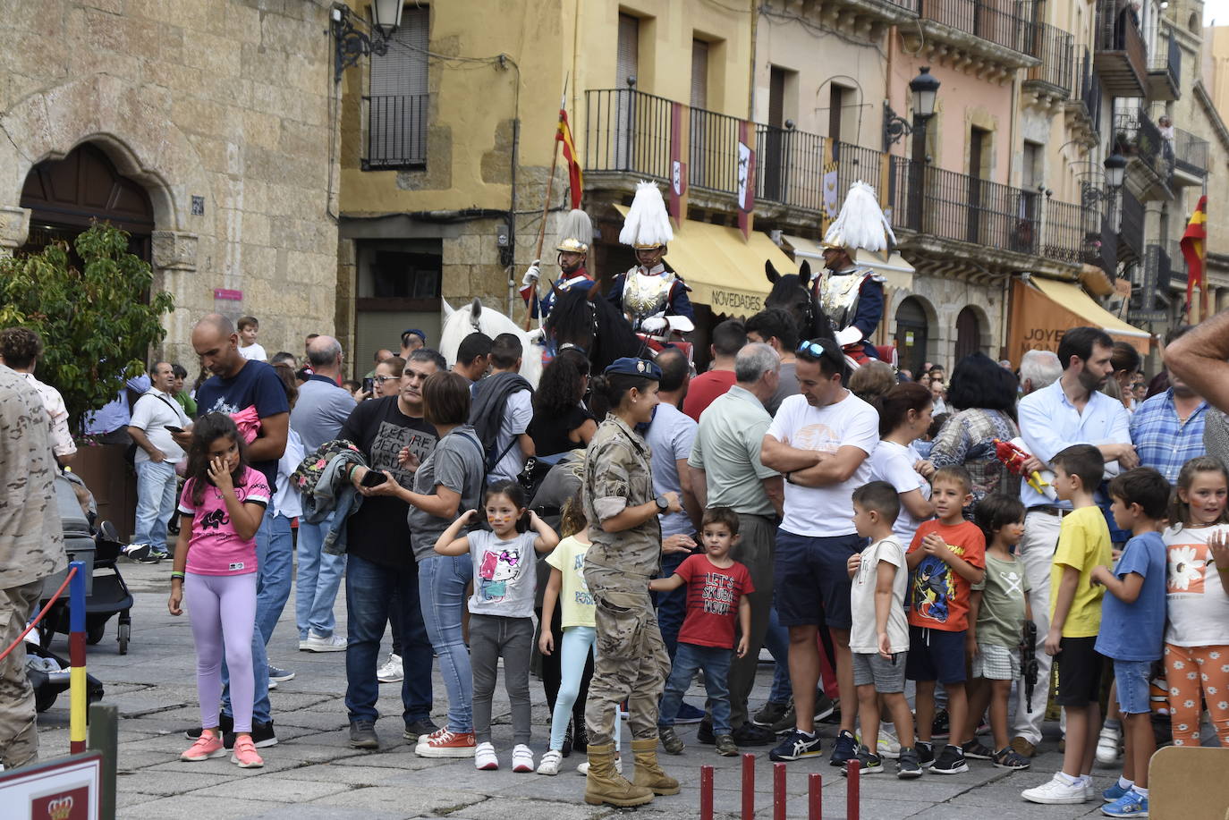 Vivas al Rey en la Plaza Mayor de Ciudad Rodrigo