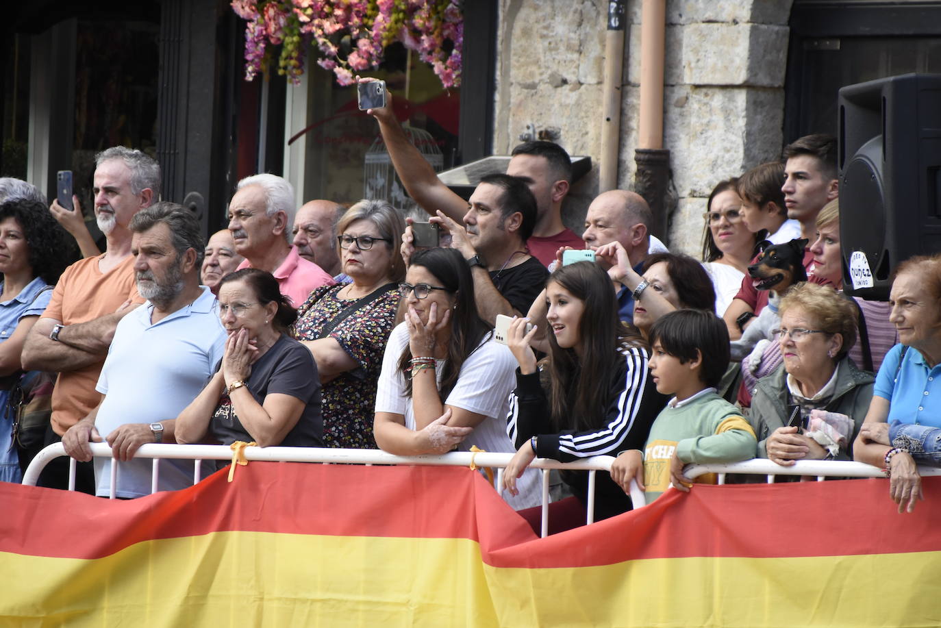 Vivas al Rey en la Plaza Mayor de Ciudad Rodrigo