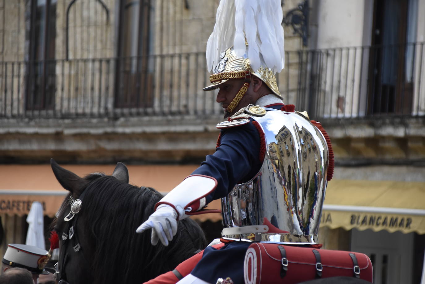 Vivas al Rey en la Plaza Mayor de Ciudad Rodrigo