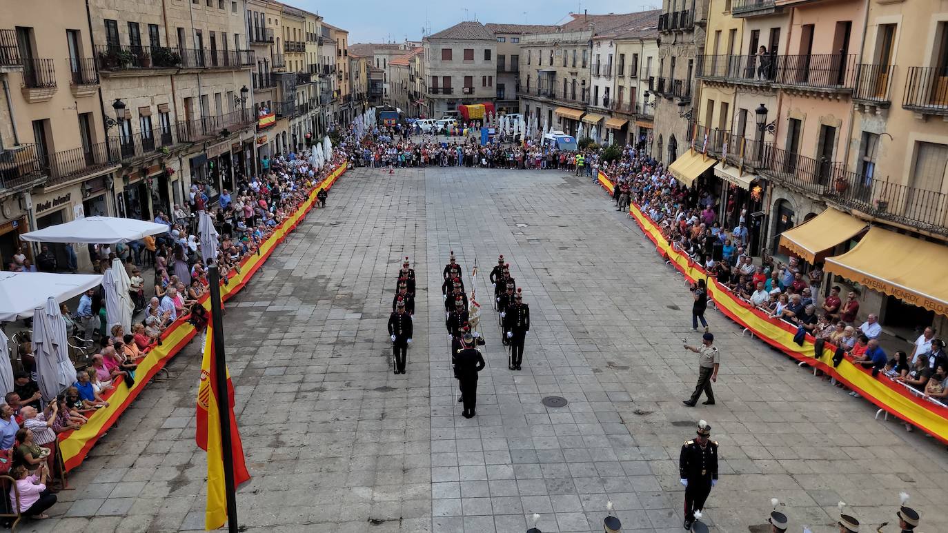 Vivas al Rey en la Plaza Mayor de Ciudad Rodrigo