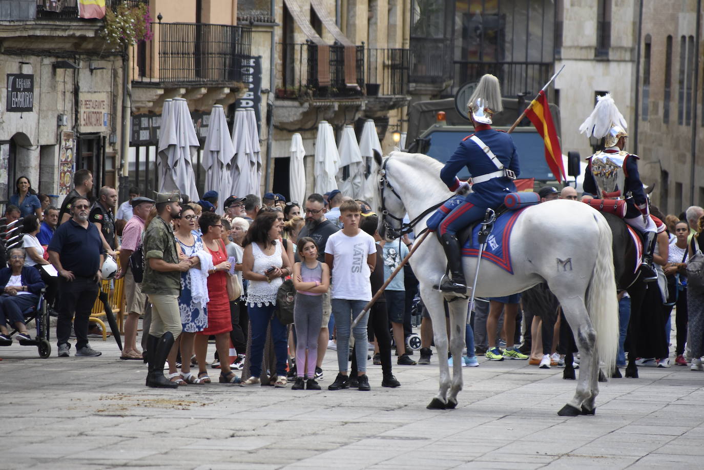 Vivas al Rey en la Plaza Mayor de Ciudad Rodrigo