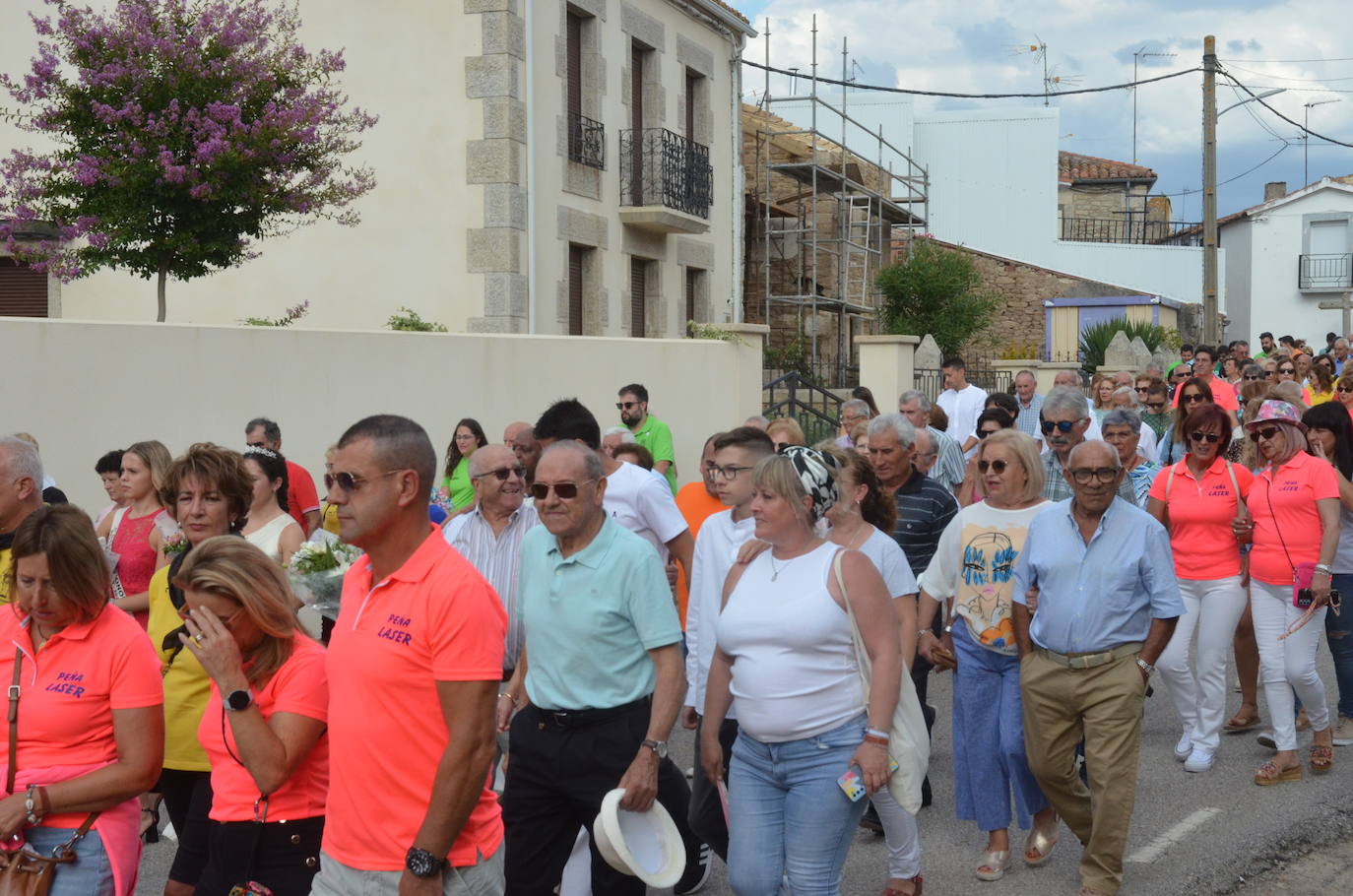 Ofrendas de destreza al Cristo de las Mercedes en Barruecopardo