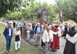 La talla del Cristo de Valvanera ya está en su ermita después de vivir el día grande de sus fiestas en Sorihuela