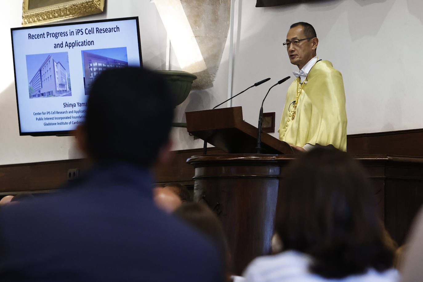 La investidura de Shinya Yamanaka como honoris causa de Salamanca, en imágenes