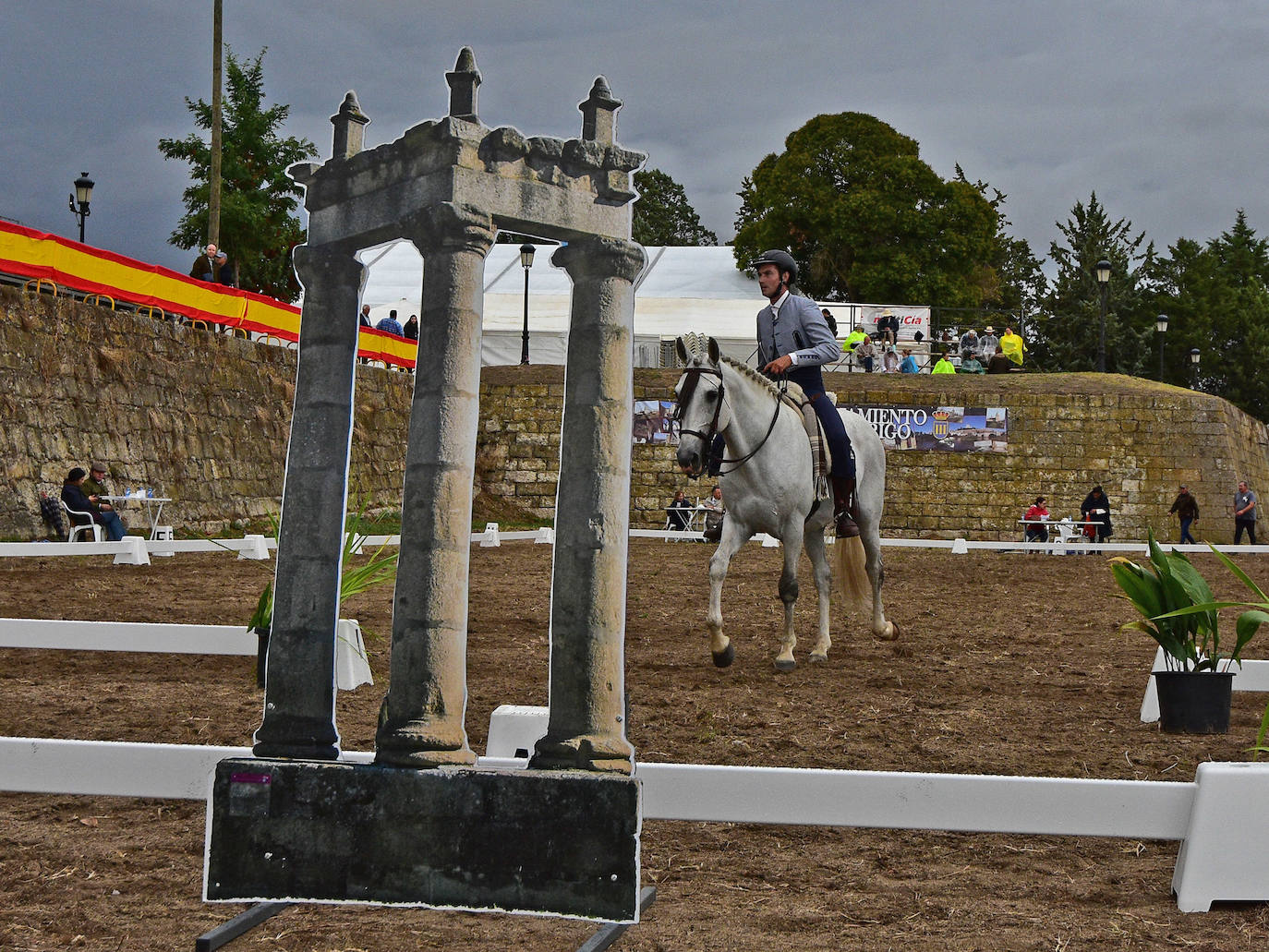 La lluvia obliga a aplazar gran parte de los actos de la Feria del Caballo de Ciudad Rodrigo