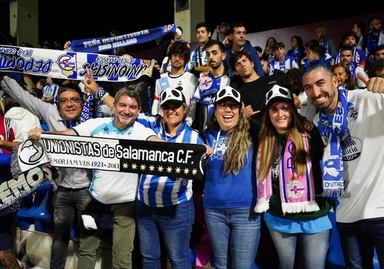 Las mejores imágenes del Unionistas - Deportivo de La Coruña