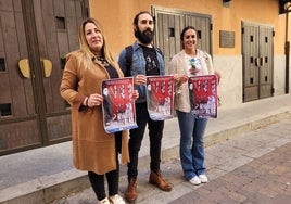 Ana Castaño, Sergio Cardoso y Paola Martín en la presentación de «Sótano, desván y casa de Bernarda Alba».