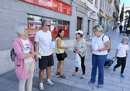 Imagen de la cuestación a favor de la asociación Afabeco en septiembre de 2022.