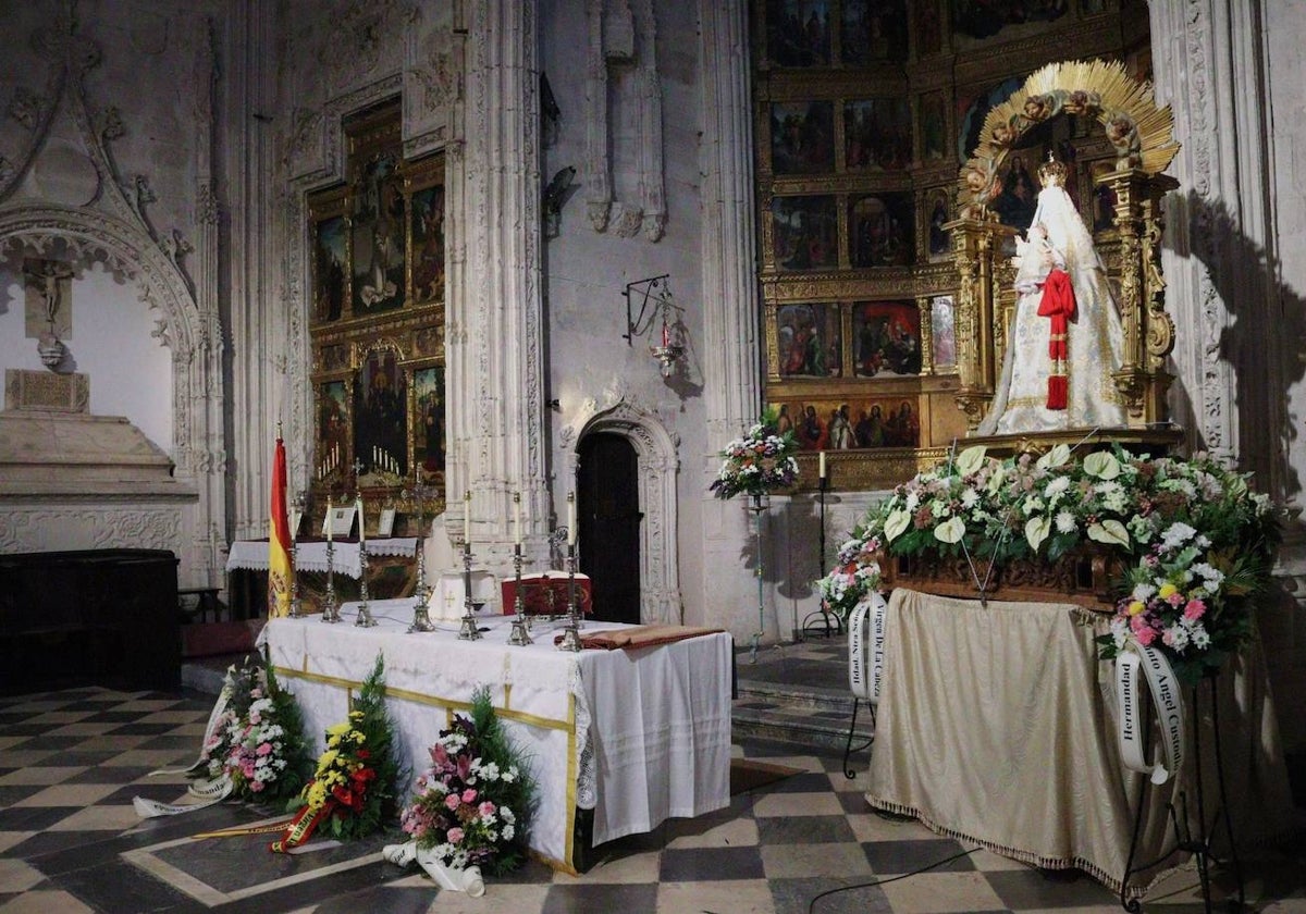 Acto en la Iglesia de San Andrés en Toledo.