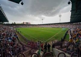 El Helmántico, a tope el día del partido contra el Sant Andreu.