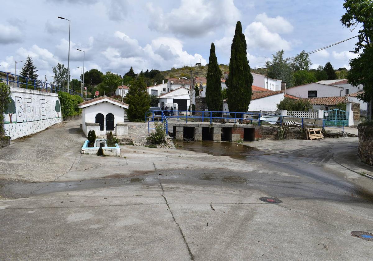 Zona de la localidad junto a la ermita