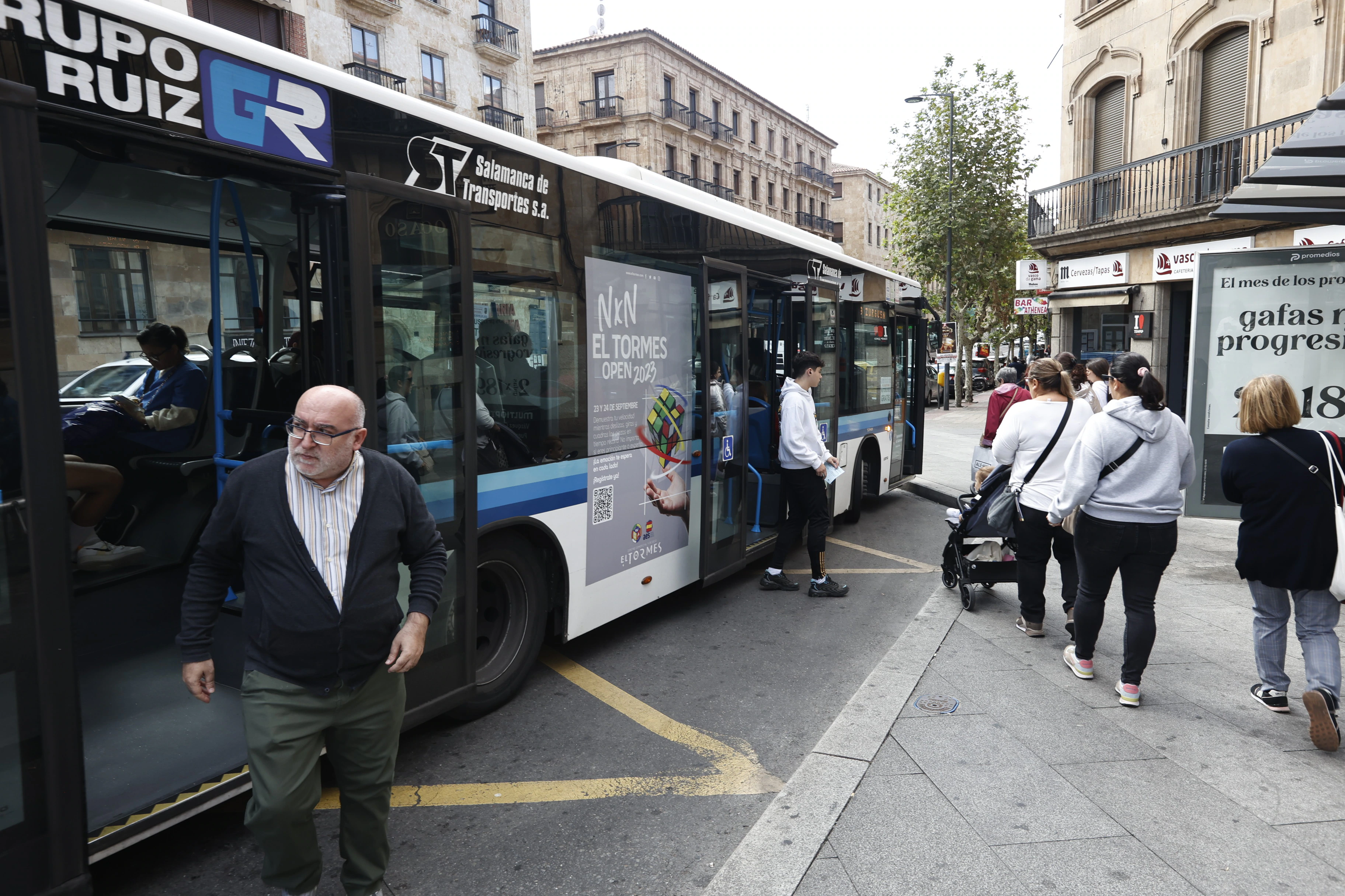 Así se ha vivido el Día sin Coche en los buses gratis de Salamanca