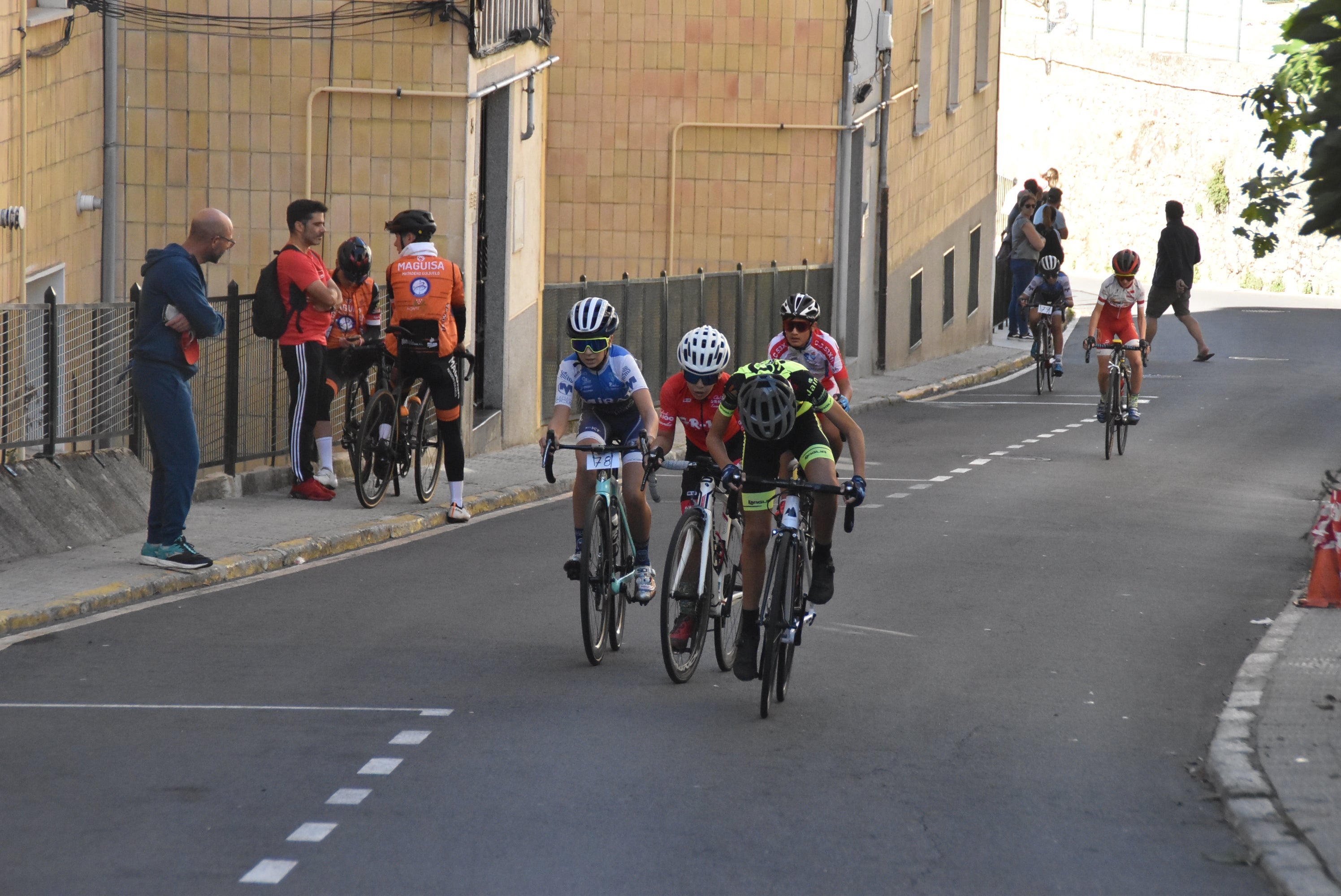 Animada mañana de ciclismo en Béjar