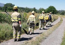 Extinguidos dos incendios en Villarino y Sanchón de la Ribera