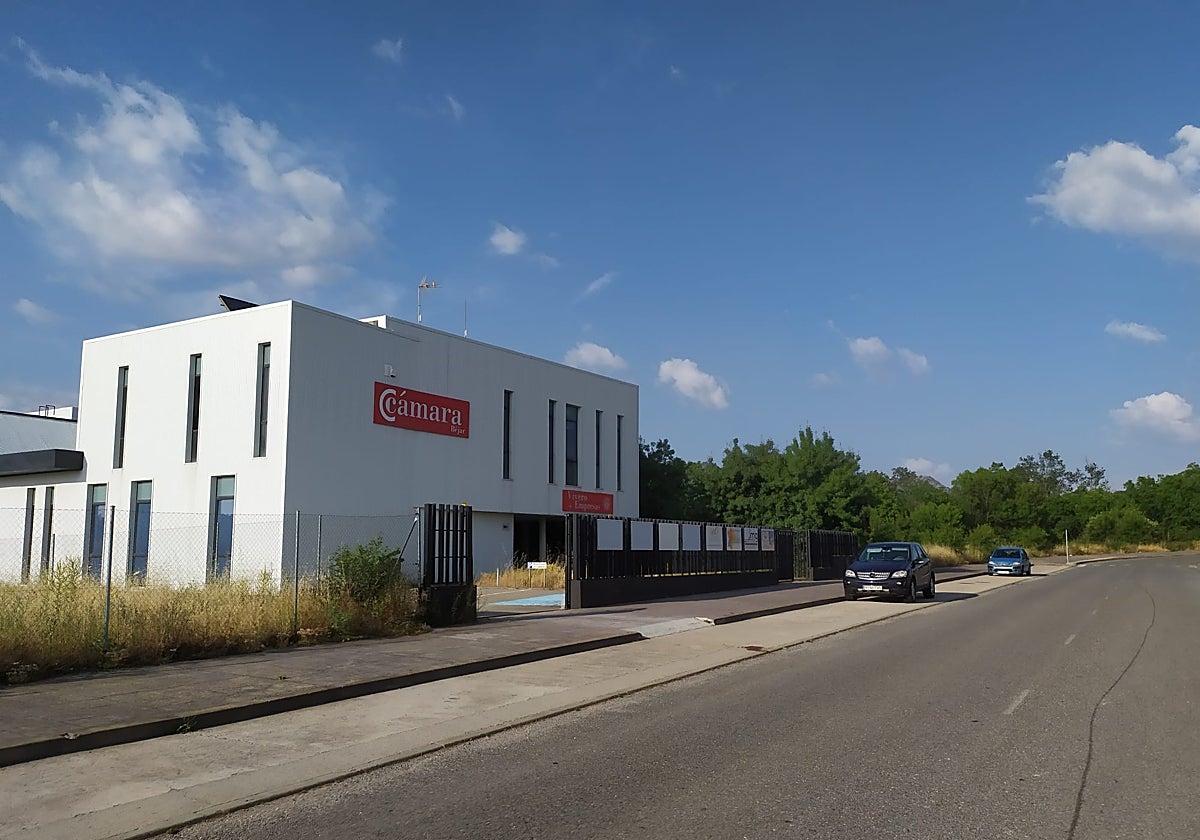 Imagen de la sede de la Cámara de Comercio de Béjar en el polígono industrial de la ciudad.