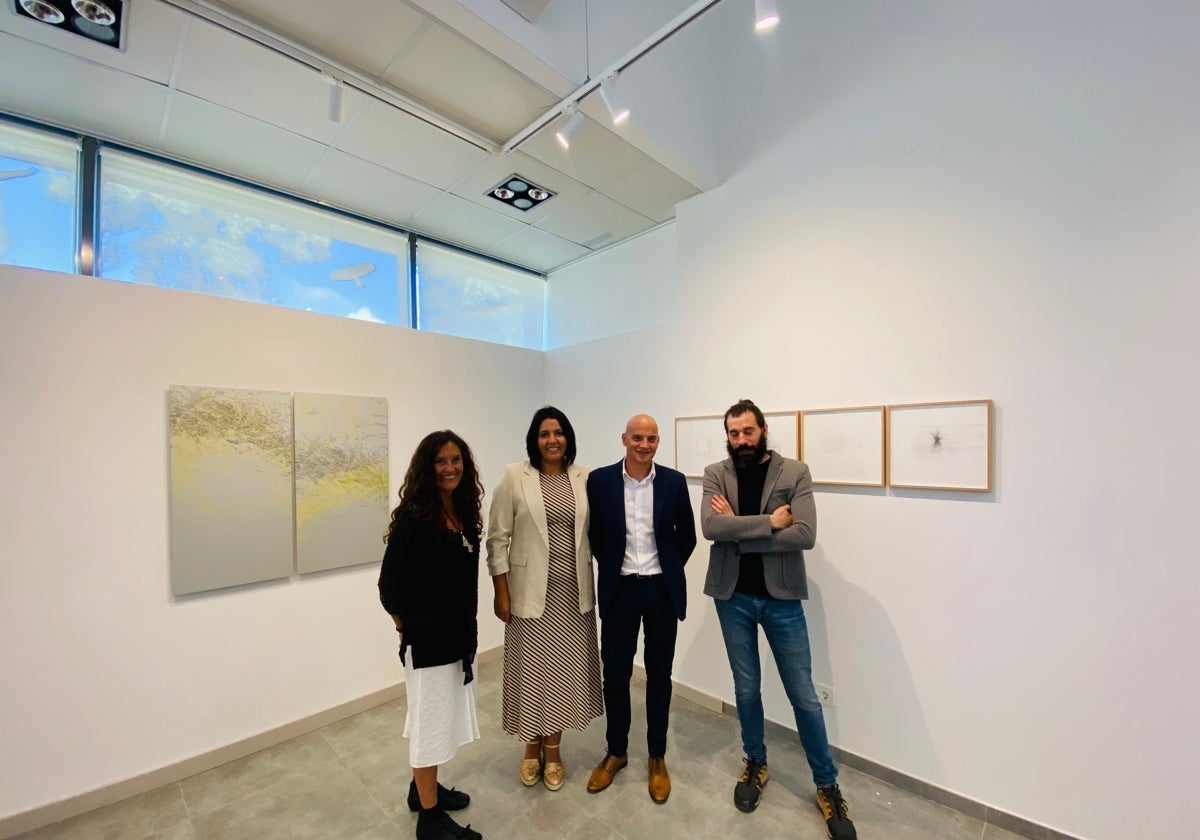 El estreno de la exposición de Lourdes Germain en Santa Marta de Tormes.