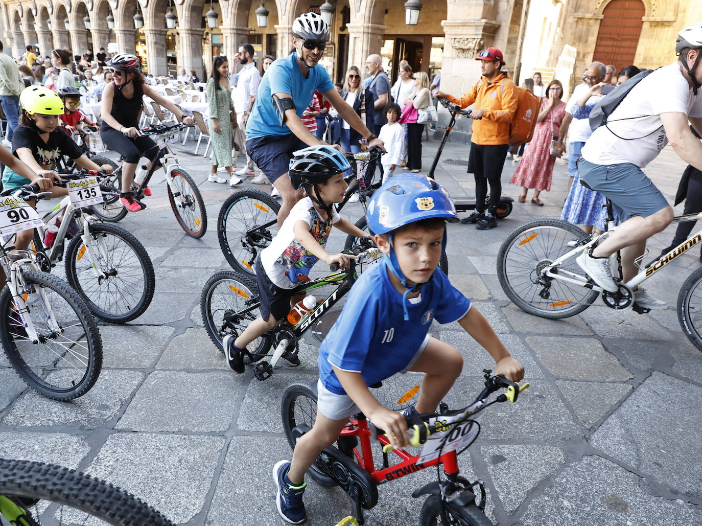 Así se vivió el Día de la Bici en Salamanca