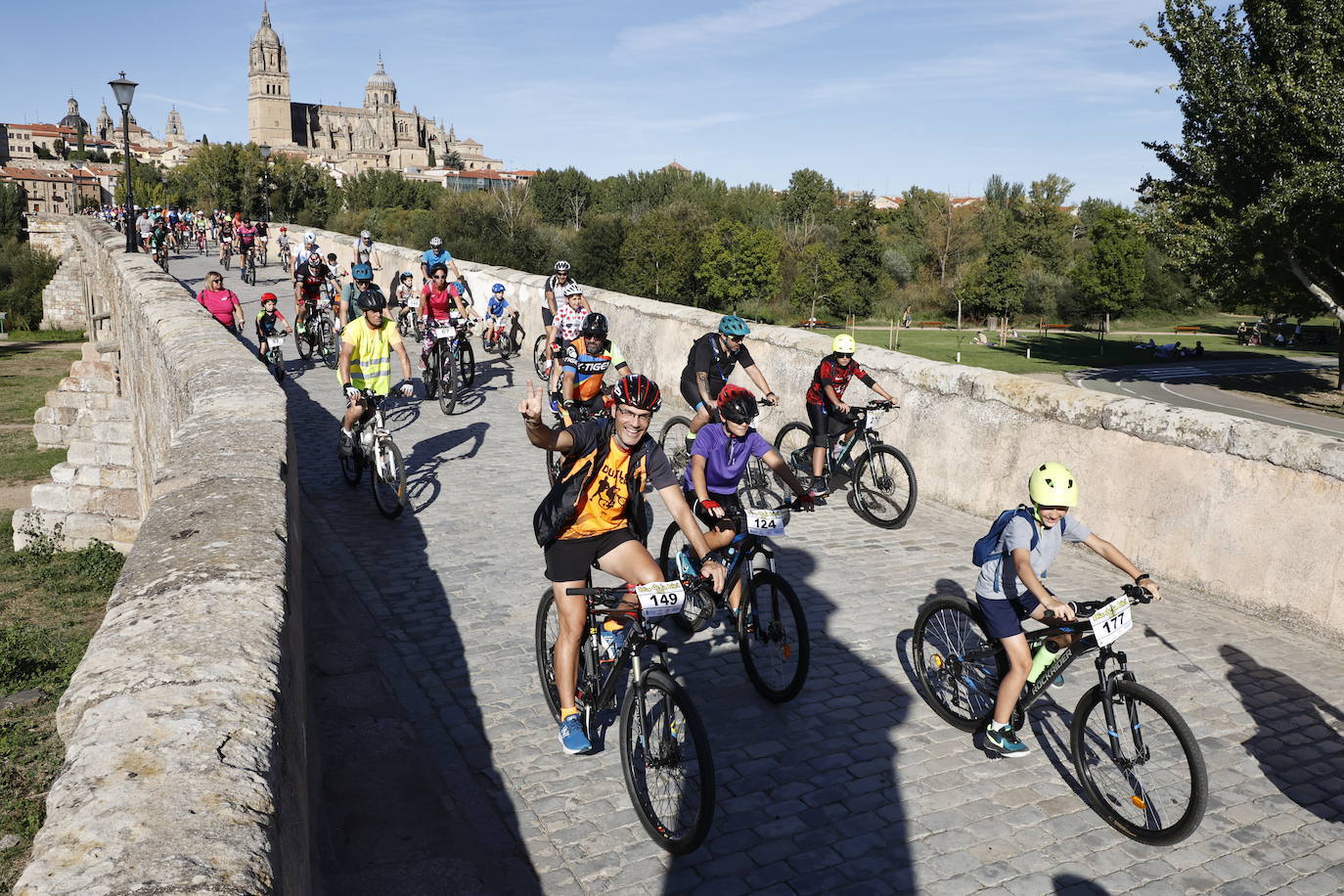 Así se vivió el Día de la Bici en Salamanca