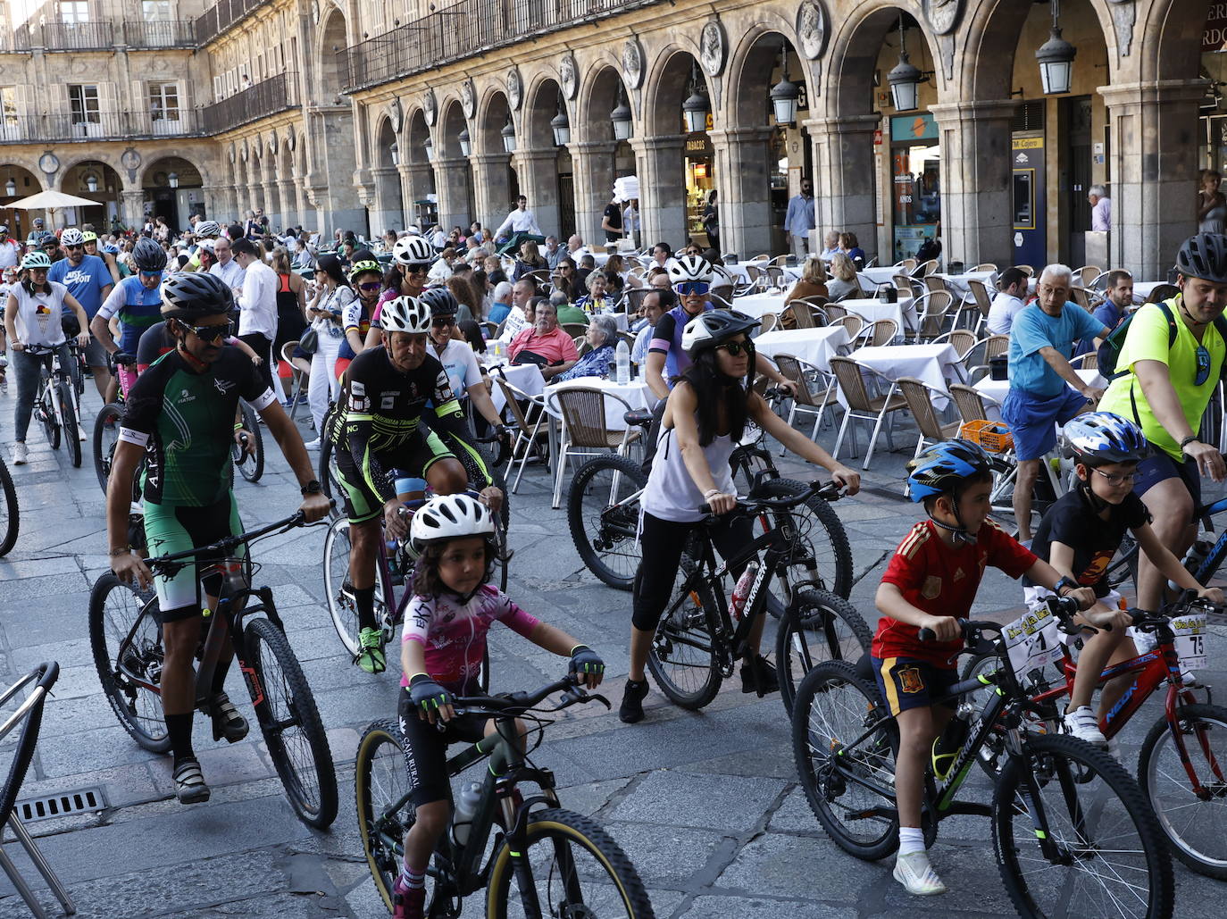 Así se vivió el Día de la Bici en Salamanca