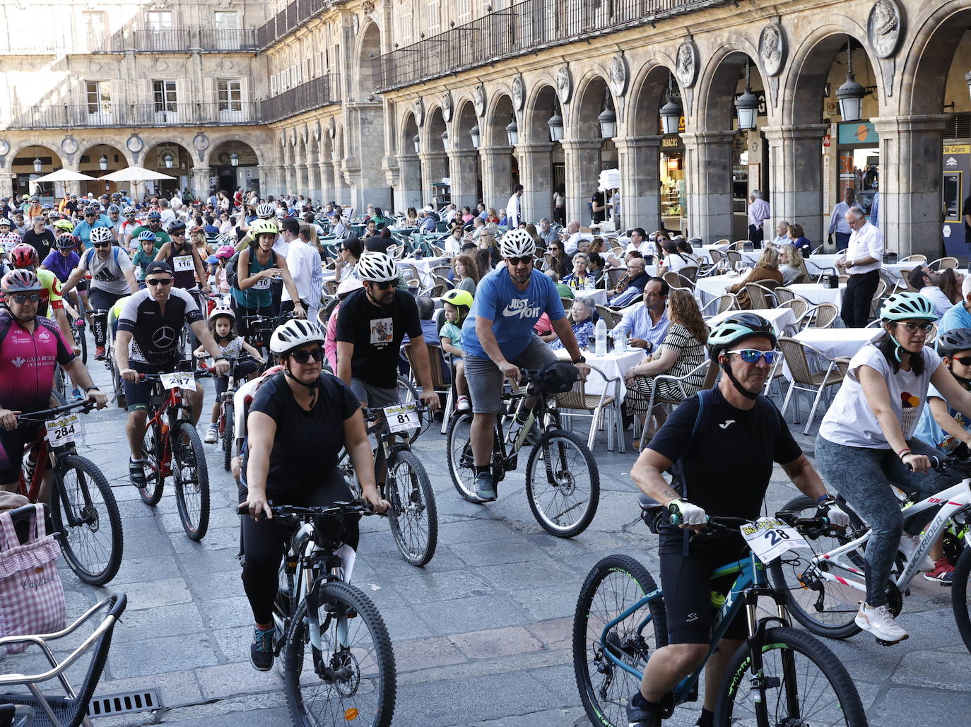 Así se vivió el Día de la Bici en Salamanca