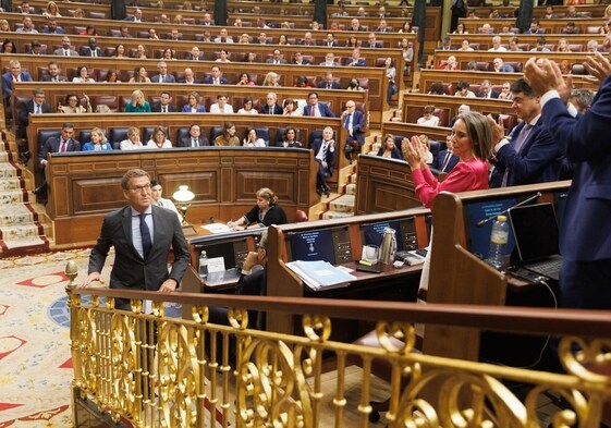 Núñez Feijóo en el Congreso de los Diputados