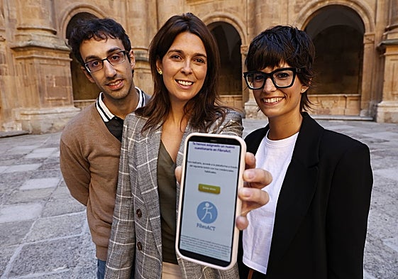 Pablo Riesco Matías, Elena Sánchez Zaballos y Laura Jiménez Díaz