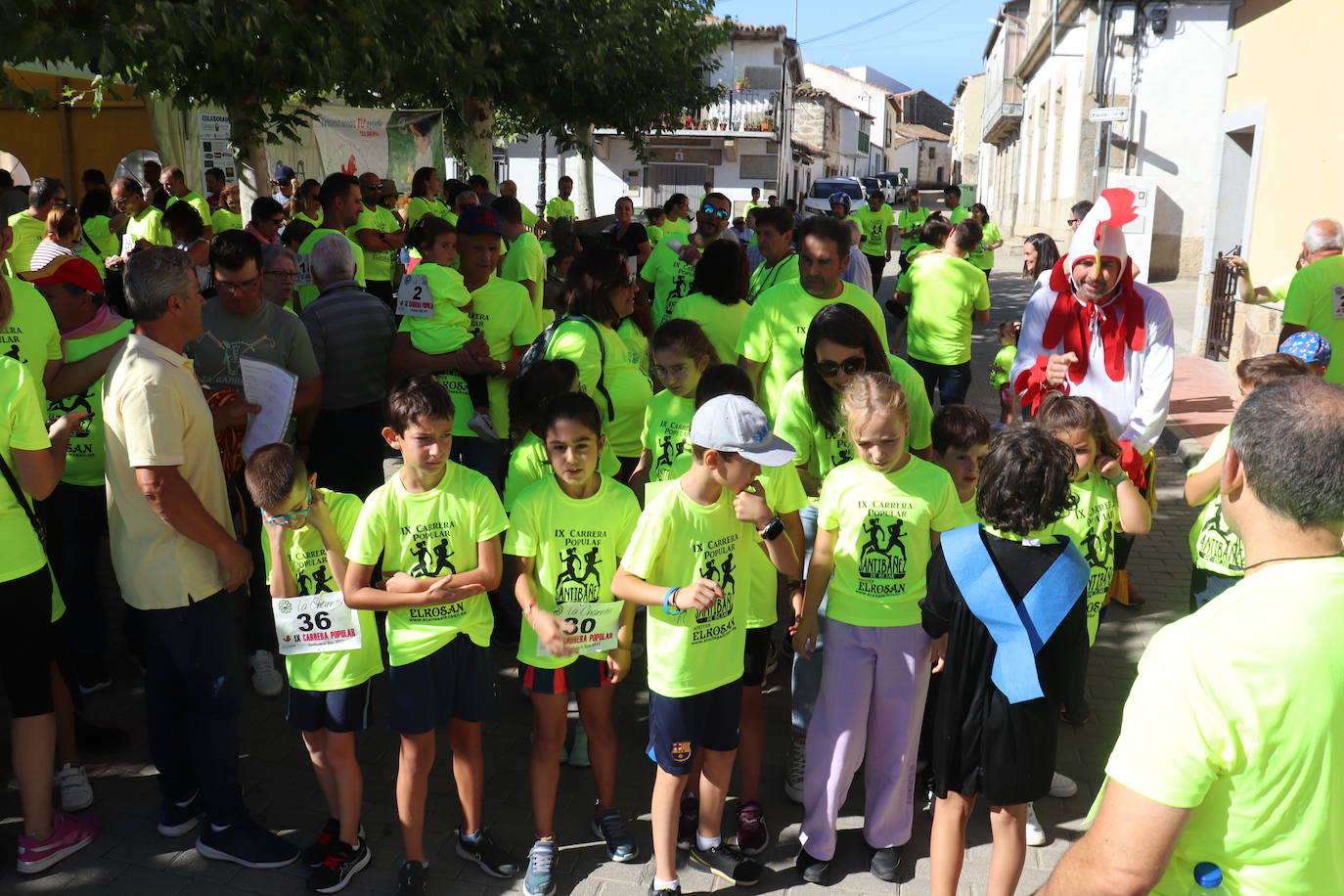 Santibáñez de Béjar se vuelca con su carrera solidaria