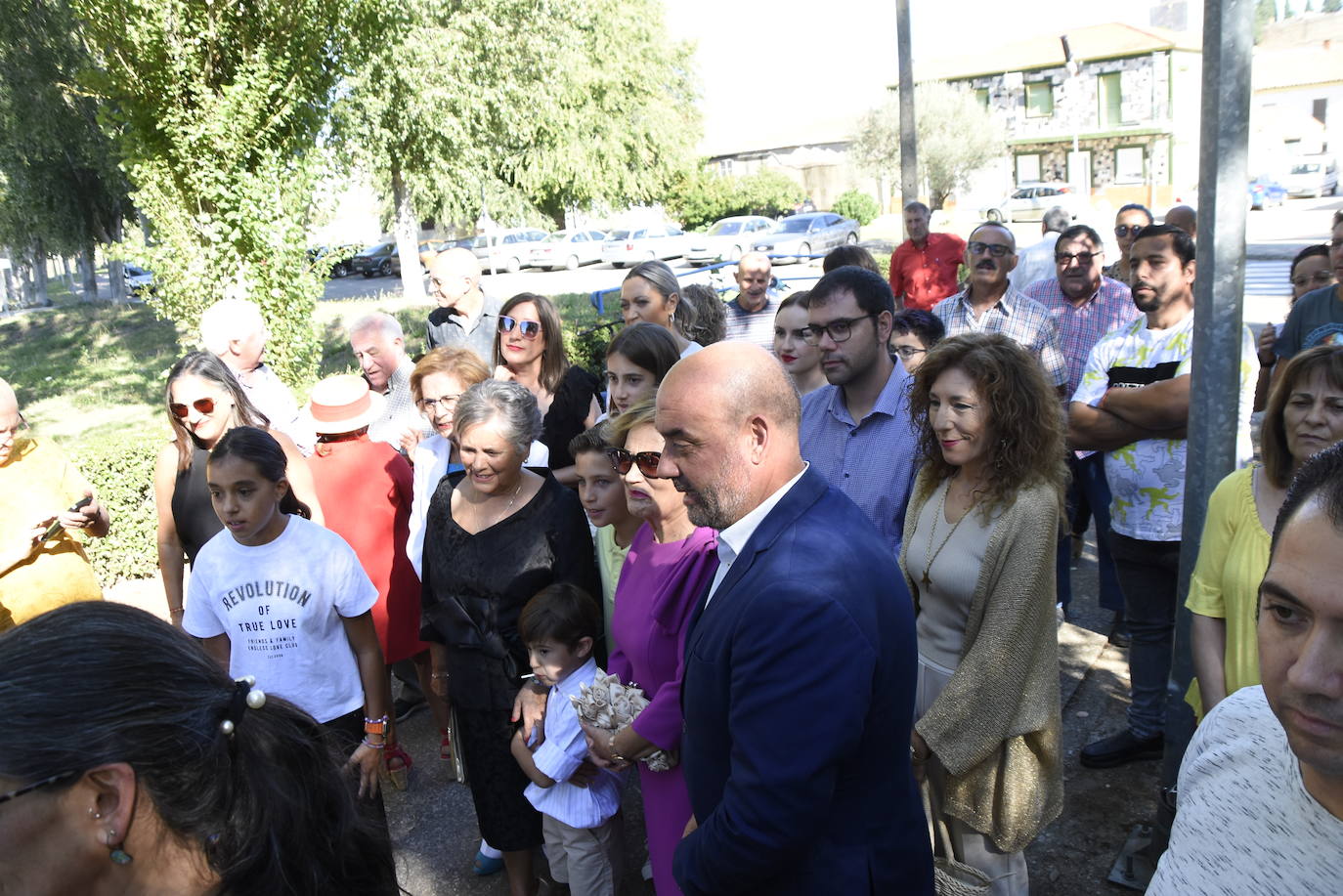 Homenaje a «Quini» en la festividad de la Virgen del Rosario de Miróbriga