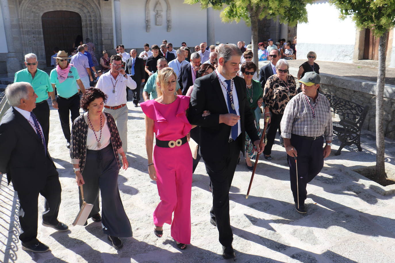 Santibáñez de Béjar se rinde ante la Virgen de Valparaíso