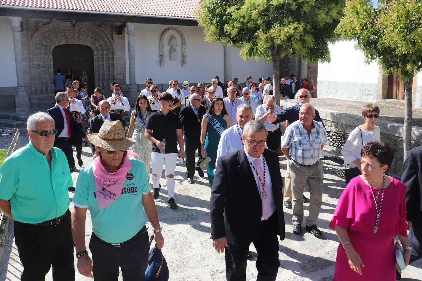 Santibáñez de Béjar se rinde ante la Virgen de Valparaíso