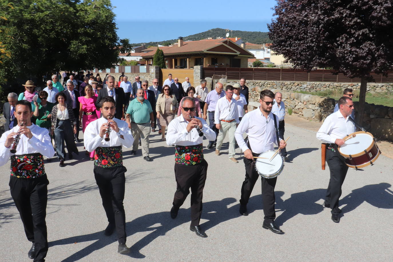 Santibáñez de Béjar se rinde ante la Virgen de Valparaíso