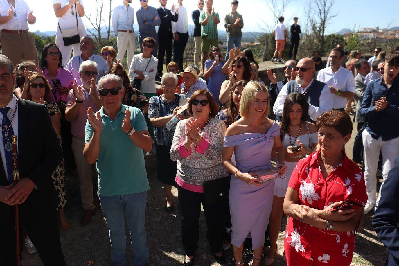 Santibáñez de Béjar se rinde ante la Virgen de Valparaíso