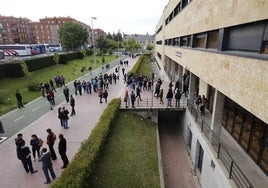 Imagen de una oposición pasada realizada en el campus Unamuno.