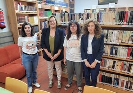 Cristina Berrocal, Rosa Pereña, Rebeca Jerez y Belén Barco