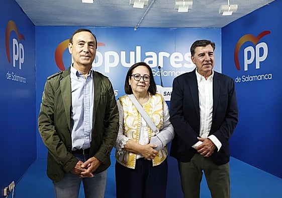 Pedro Samuel Martín, María Jesús Moro y José A. Bermúdez de Castro.