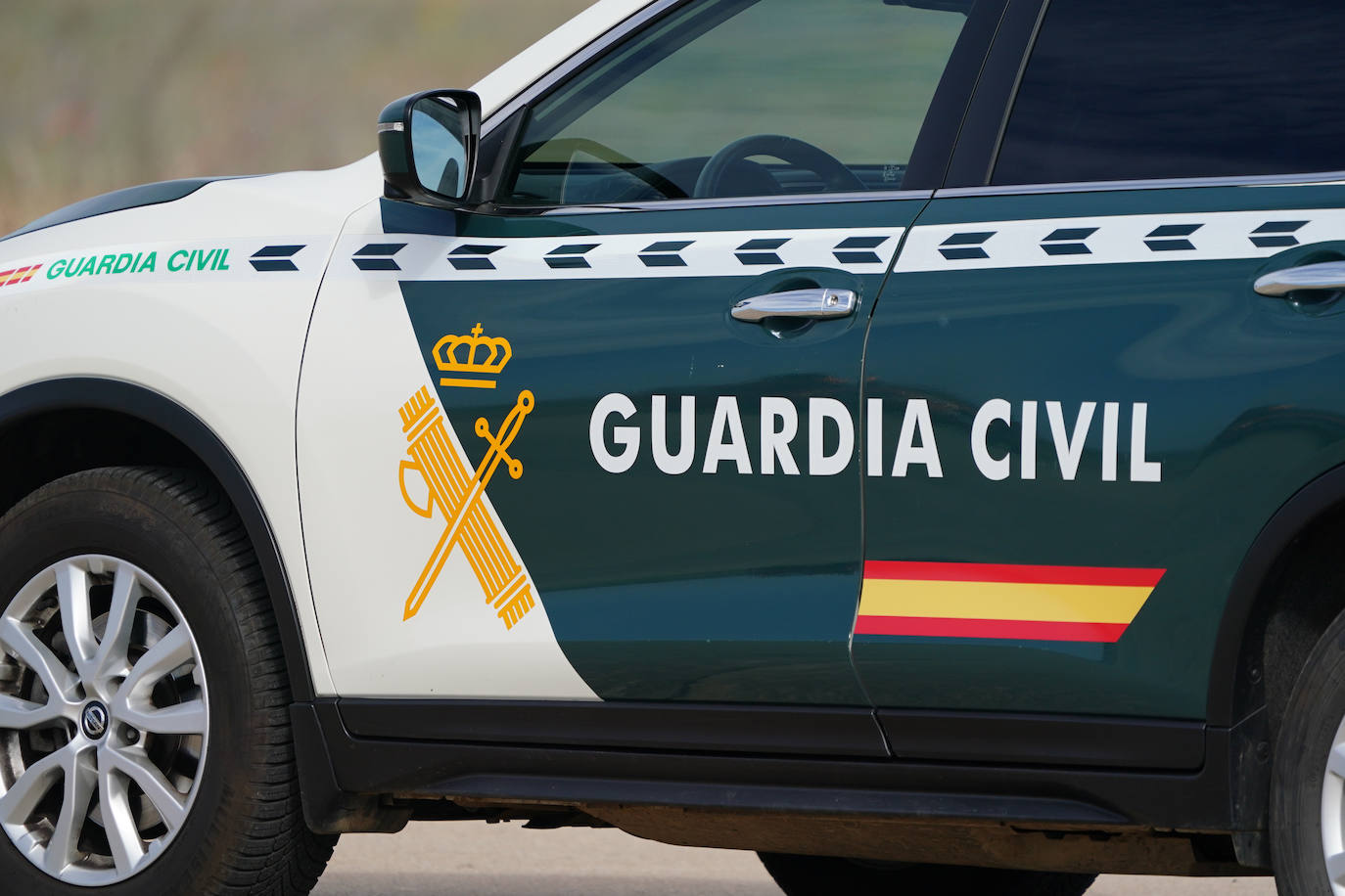 Un coche de la Guardia Civil