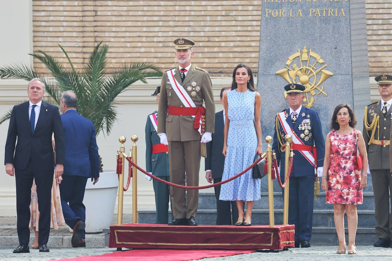 El suspiro de la Reina Letizia en la jura de bandera de la princesa Leonor