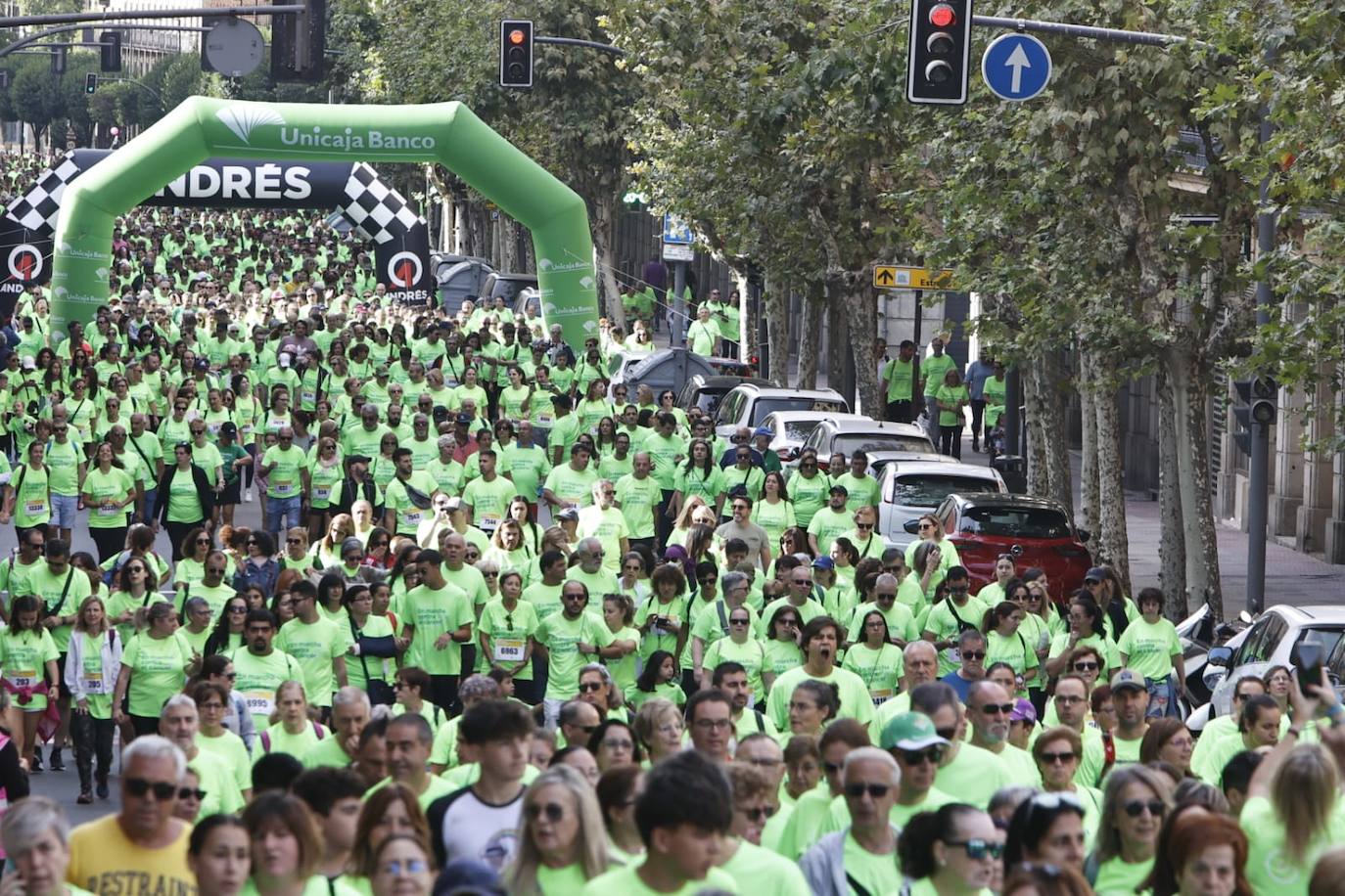 Las mejores imágenes de la Marcha contra el Cáncer de Salamanca