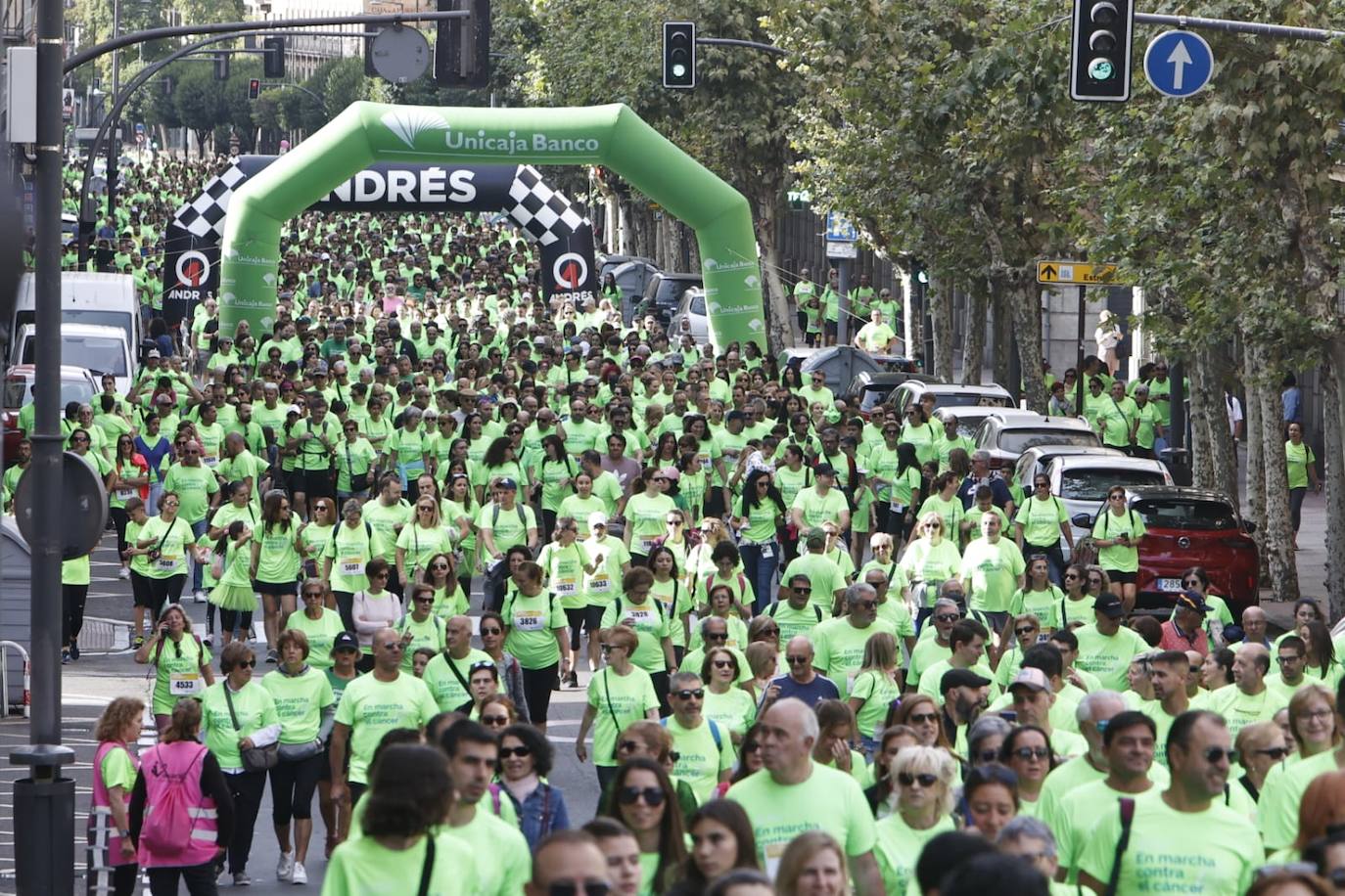 Las mejores imágenes de la Marcha contra el Cáncer de Salamanca