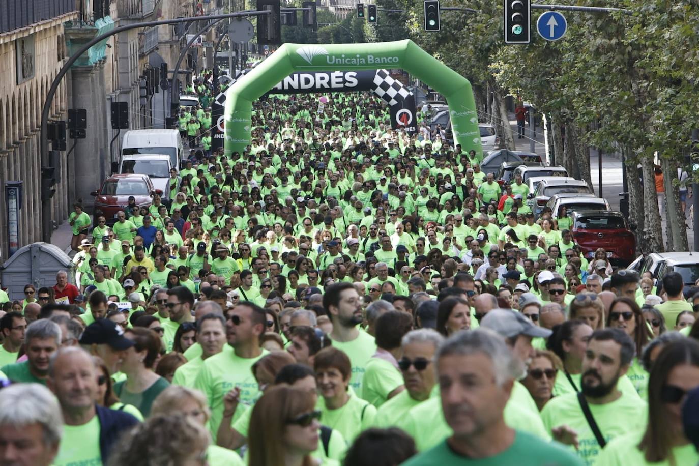 Las mejores imágenes de la Marcha contra el Cáncer de Salamanca