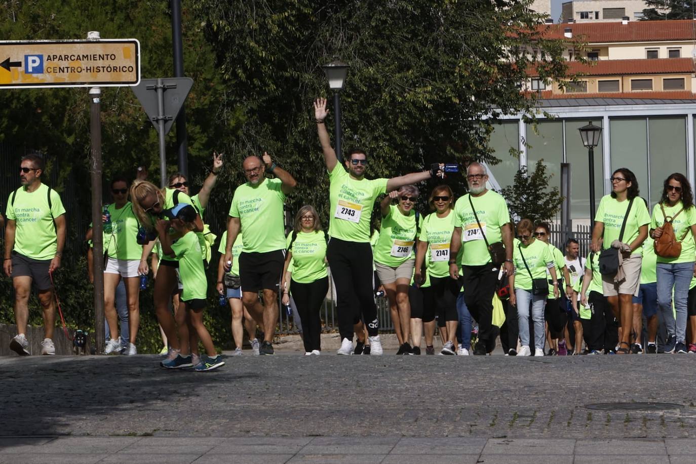 Las mejores imágenes de la Marcha contra el Cáncer de Salamanca