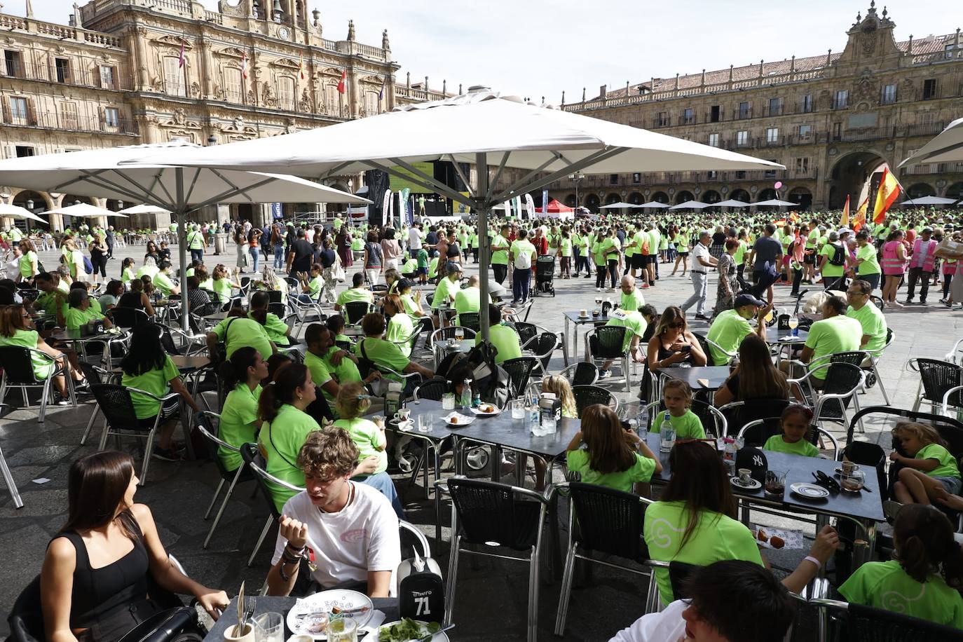 Las mejores imágenes de la Marcha contra el Cáncer de Salamanca