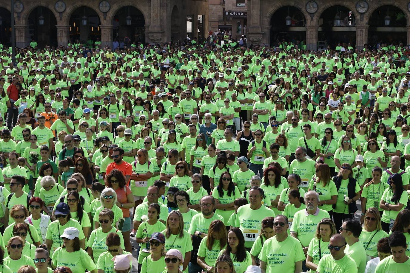 Las mejores imágenes de la Marcha contra el Cáncer de Salamanca