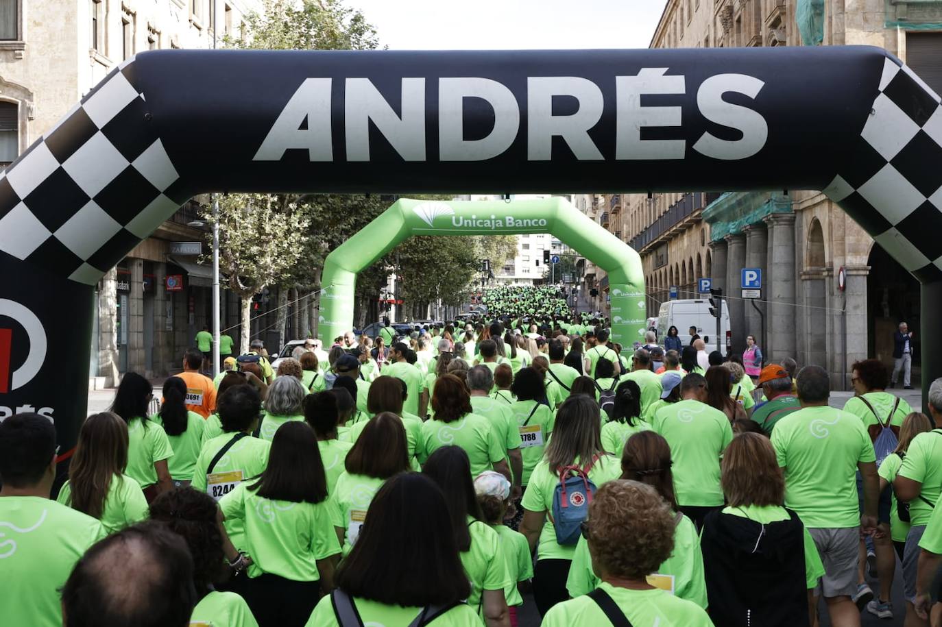 Las mejores imágenes de la Marcha contra el Cáncer de Salamanca