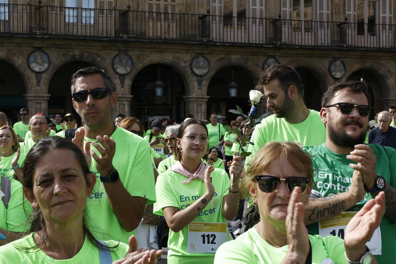 Las mejores imágenes de la Marcha contra el Cáncer de Salamanca