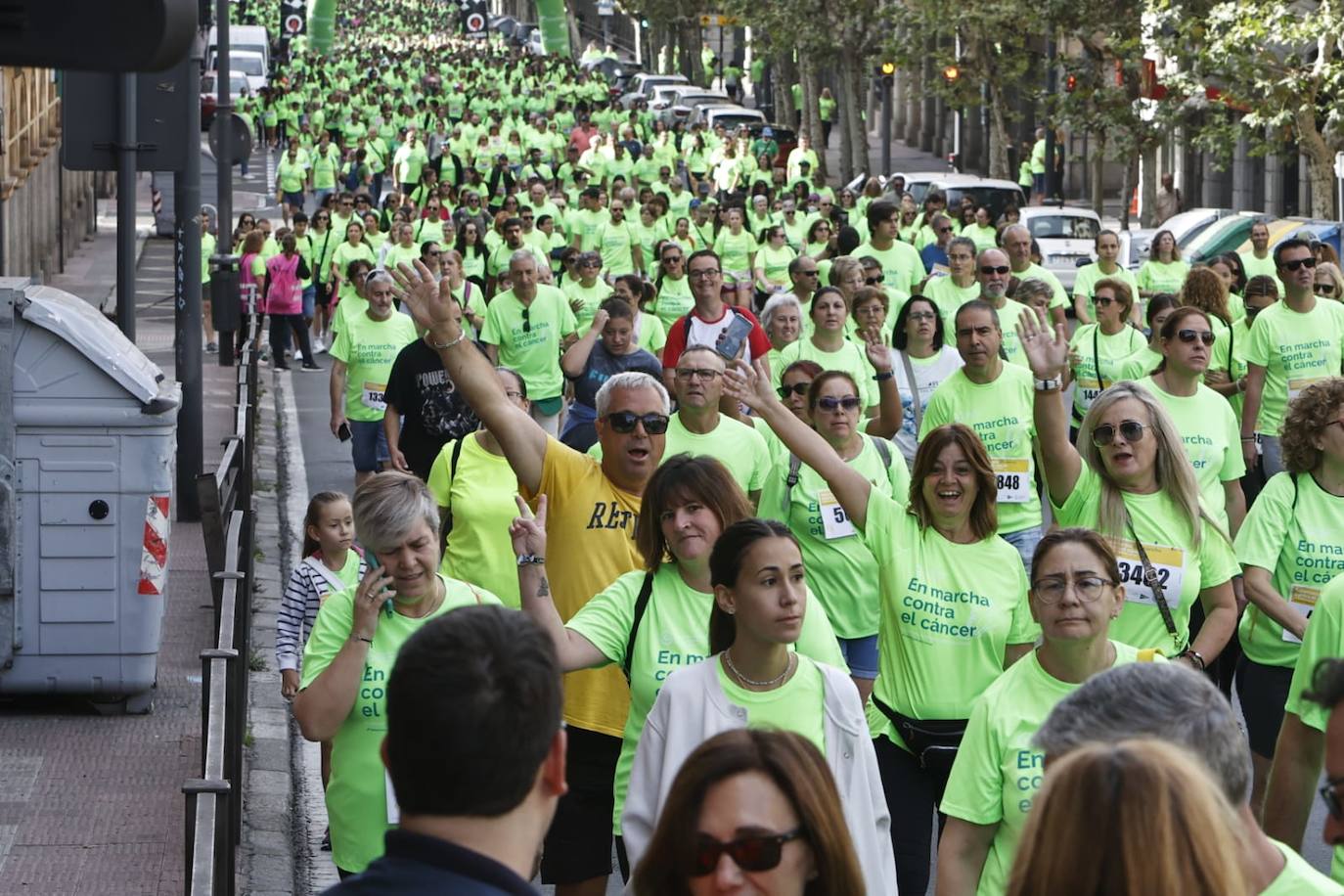 Las mejores imágenes de la Marcha contra el Cáncer de Salamanca