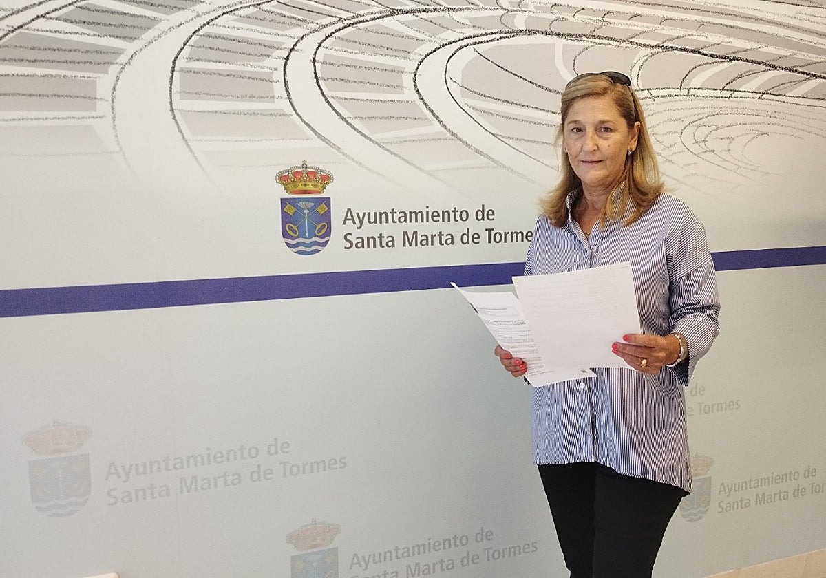 La edil de Familia de Santa Marta, Juani Rubio. EÑE